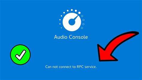 realtek audio control cannot connect to rpc